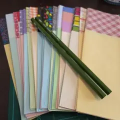 現品限り✏️　鉛筆2〜3本よう　おりがみ　ミニ紙袋（ハンドメイド）24枚＋シール