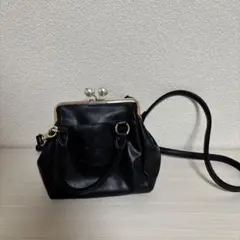 MARY QUANT パールがま口　ショルダーバッグ