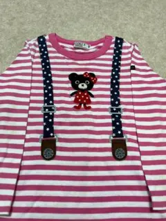 Mikihouse DOUBLE.B ストライプTシャツ 100