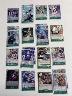 ワンピースカードゲーム 緑デッキパーツセット OP16 決戦の刻 R Lなど