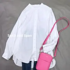 Spick&Span バックフォルムシャツ オーバーサイズ 白のサムネイル