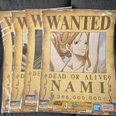 ワンピース 一番くじ GIANTポスター ナミ ドリー　黒ひげ　ジンベイのサムネイル