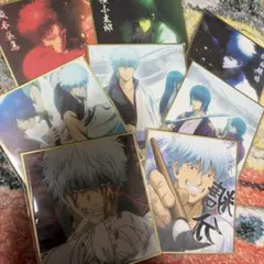 銀魂コレクタブル色紙ガチャコンプリート８種　銀時桂高杉坂本