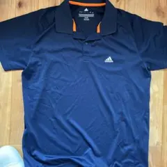 adidas ネイビー ポロシャツ XO