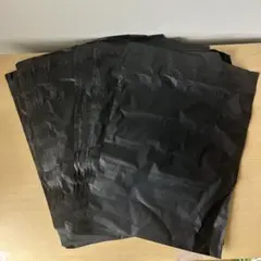【お試し】未使用 A4 梱包用宅配ビニール袋 黒 25cm×35cmのサムネイル