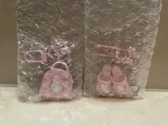 サンリオ ミニチュアキルト シークレットキーホルダー キティ バッグ サンダル