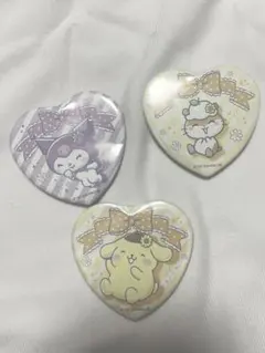 サンリオ缶バッチ3つセット