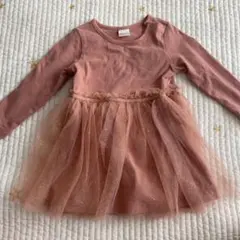H&M ピンク チュールワンピース 74cm