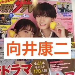 向井康二 月刊ザテレビジョン 切り抜き