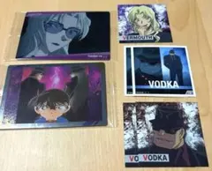 黒ずくめの組織　ウォッカ　ベルモット　イタジャガ　シール　セット