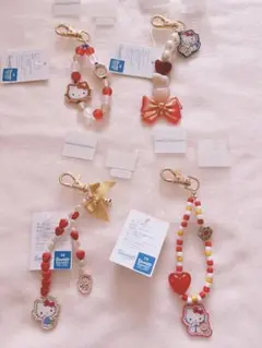 ハローキティ キーホルダー 4個セット　サンリオ