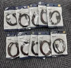 USB Type-Cケーブル 10本セット