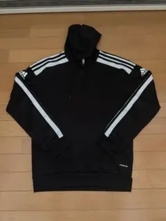 アディダス ブラック フード付きパーカー
