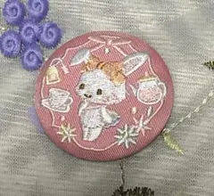 サンリオキャラクターズ 刺繍缶バッジビスケット3