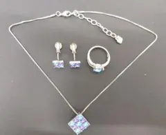 SWAROVSKI ネックレス ピアス リング セットのサムネイル
