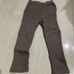 BREEZE リブ編みブラウンボトムス 100cm