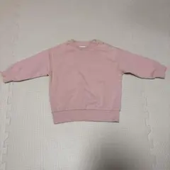 futafuta カットソー 長袖 ピンク 90cm