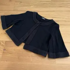 COMME CA ISM コムサイズム ボレロ ブラック 120 五分袖