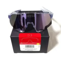 最新版 100% S3 クリア ラベンダー ワンハンドレッド サングラス