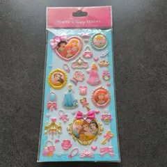 DISNEY　プリンセスぷっくりシール