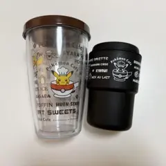 ポケモンカフェ ピカチュウ　タンブラー　セット