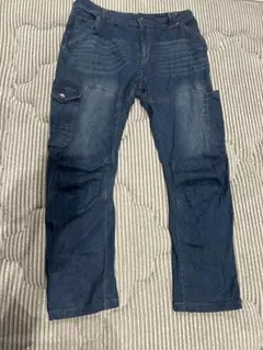 ワークマン フィールドコア 撥水ストレッチデニムカーゴパンツ WR003 3L