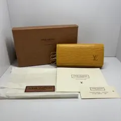 ルイヴィトン エピ ポルトトレゾール インターナショナル イエロー 三