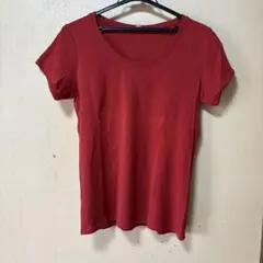 オールドユニクロ 半袖Tシャツ レッド XLサイズ