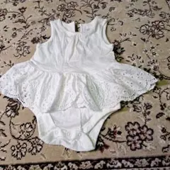 baby GAP ノースリーブ フリル付きボディスーツ 6-12ヶ月