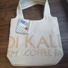 カルディ　2026食品福袋（中身無し）・もへじ手ぬぐいエコバッグ