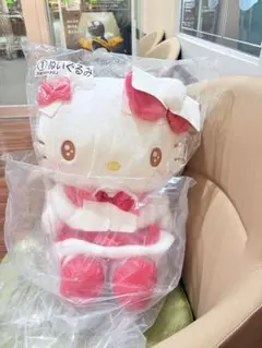 サンリオクリスマスくじハピくじハローキティ ぬいぐるみ 大きめ