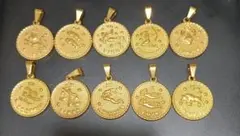 星座モチーフ メダルペンダント 10個セット