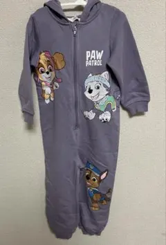 H&M パウパトロール オールインワン つなぎ 110サイズ　パープル