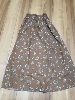 FREE'S MART フラワープリント フレアスカート FR