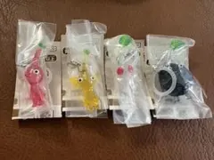 ピクミンめじるしアクセサリー2✳︎4個セット (赤・黄・白・岩)