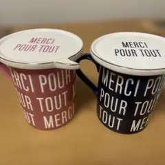 MERCI POUR TOUT francfranc マグカップ 2個セット