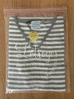 Letroyes　ルトロワ　Ｔシャツ　Ｖネック　グレーのサムネイル