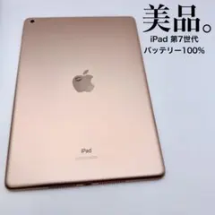【美品】iPad 第7世代 128GB Wi-Fiモデル バッテリー 100%のサムネイル