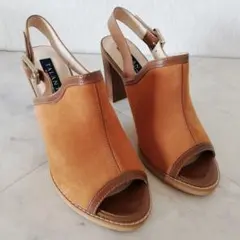 未使用!!TALANTON タラントン ダイアナ 本革サンダル 23.5cm