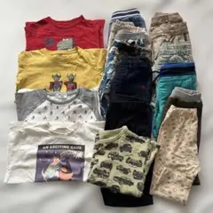 キッズ服 半ズボン・Tシャツセット 男の子　まとめ売り110