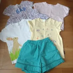 Tシャツ　ショートパンツ　80サイズ　まとめ売り　女の子