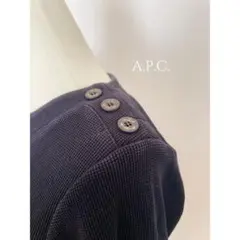 A.P.C. ワッフル　カットソー　ネイビー　オーラリー　マーガレットハウエル