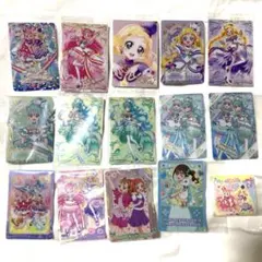 プリキュアわんだふるぷりきゅあ　ウエハース　カードグミ　14枚まとめ売り＆シール