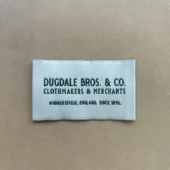 DUGDALE BROS. & CO. 織りネーム