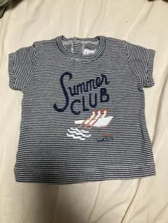 プチバトー　半袖　￼Tシャツ　ボーダー　3m 60cm