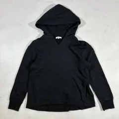 美品✨PLST プラステ パーカー Vネック ポケット付 黒 M（E661）のサムネイル