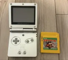 【セット】ゲームボーイアドバンスSP本体 プラチナシルバー、ソフト付き