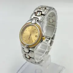 【美品】⭐️Favre-Leuba アナログクォーツ腕時計 ゴールド/シルバー