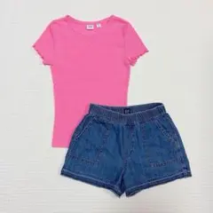 GAP KIDS　130cm　M（8）　半袖Tシャツ　ショートパンツ　上下セットのサムネイル