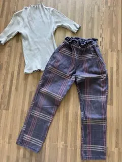 120 ブランシェス長ズボンとデビロックTシャツセットのサムネイル